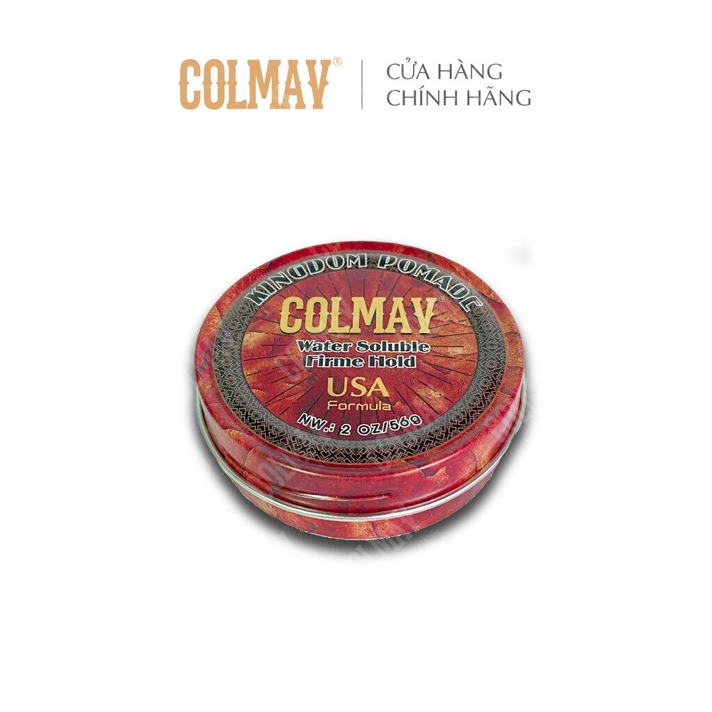 Sáp Vuốt Tóc Colmav Pomade Gốc Nước 56g-116g