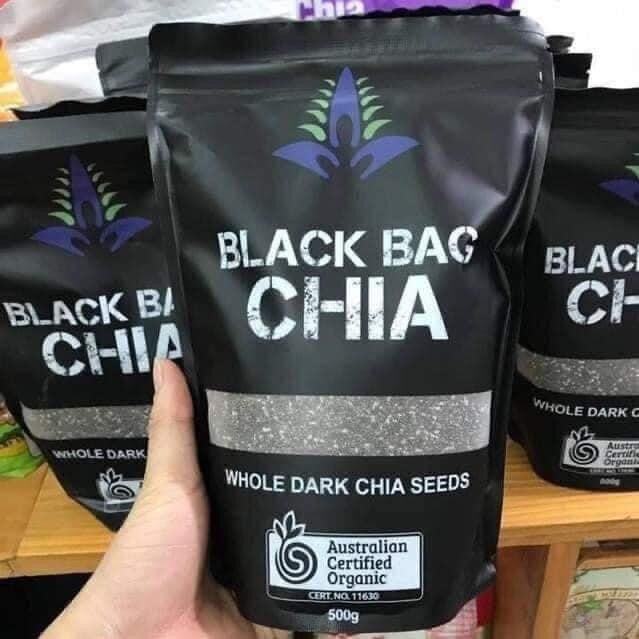 Hạt chia đen nhập khẩu gói 500gr