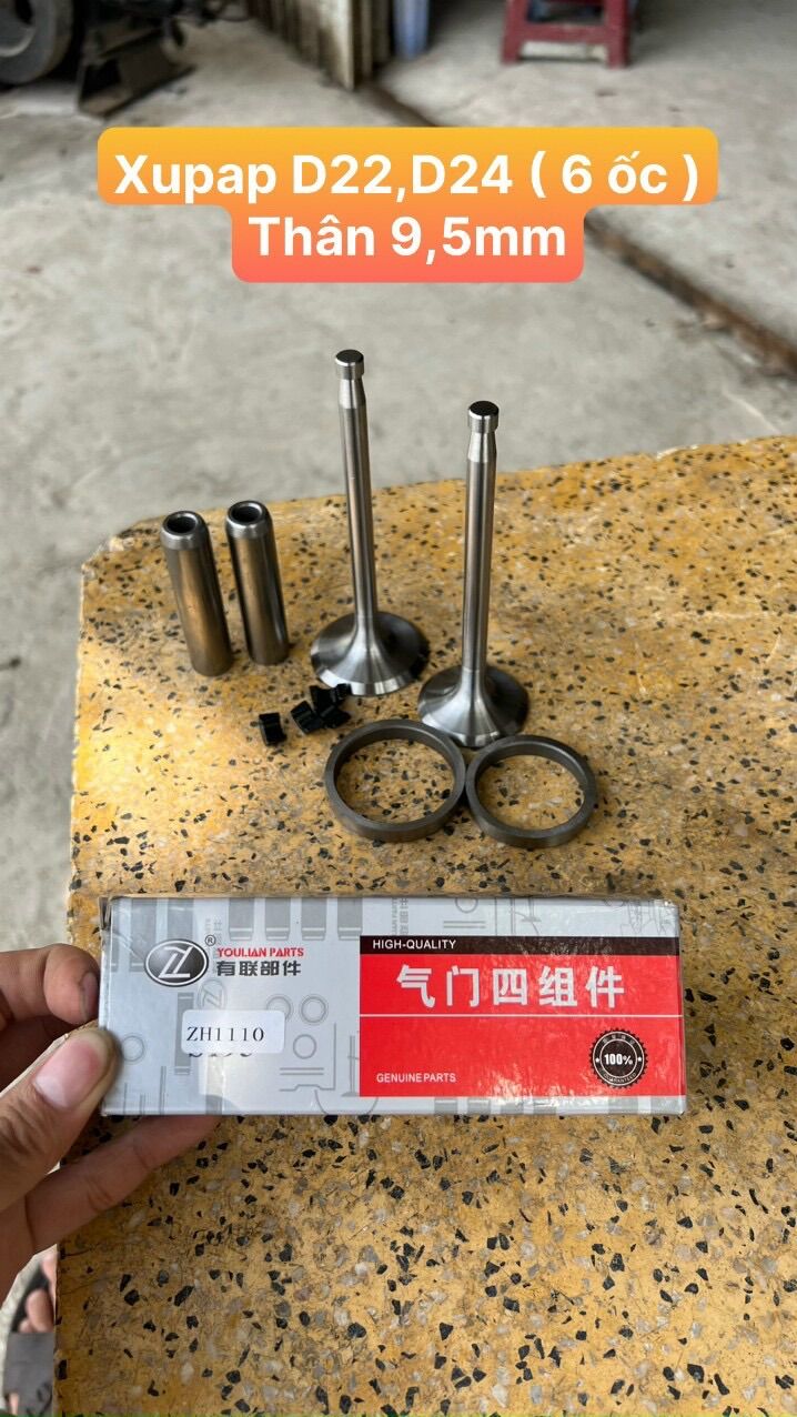 Xupap máy D6,D7,D8,D9,D15,D22,D24