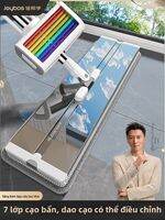Joybos | Chổi Lau Nhà Không Dùng Tay 2 Tác Dụng Thép Không Gỉ Phẳng