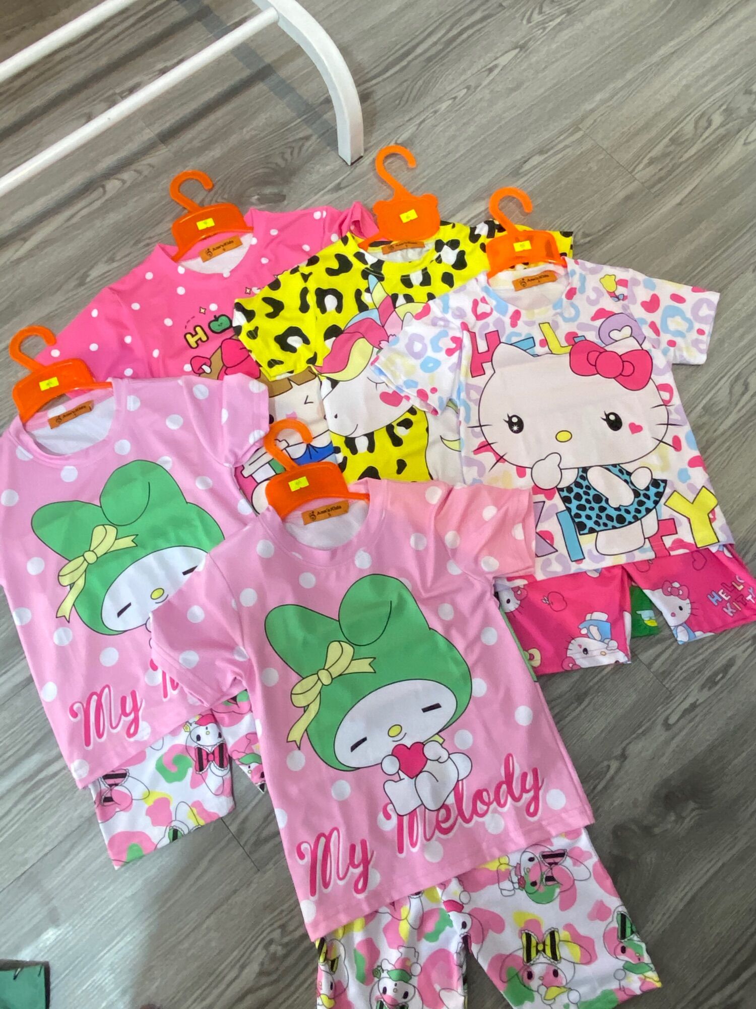 Bộ thun lạnh cho bé gái 12-15kg