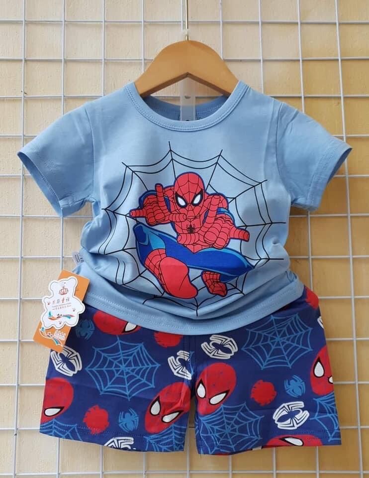 Set đồ Spider man cho bé trai