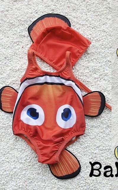 [Nhập RS0822 giảm 30k cho đơn 99k]Đồ bơi hình cá nemo cho bé