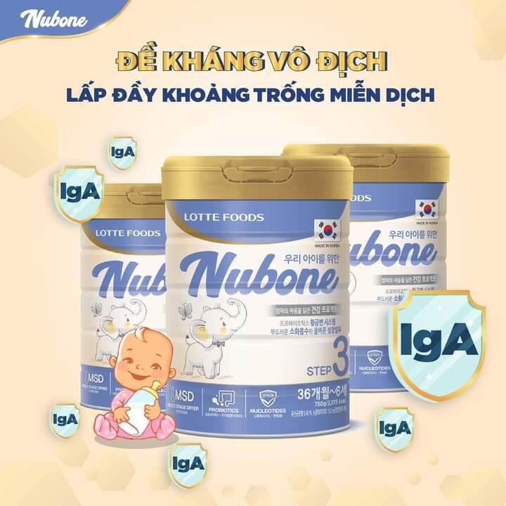 SỮA NUBONE STEP 1 ( 0- 12 tháng) date 5/2024