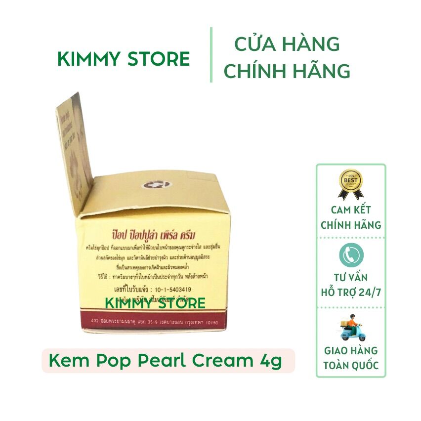kem pop vàng popular pearl cream thái lan 4g