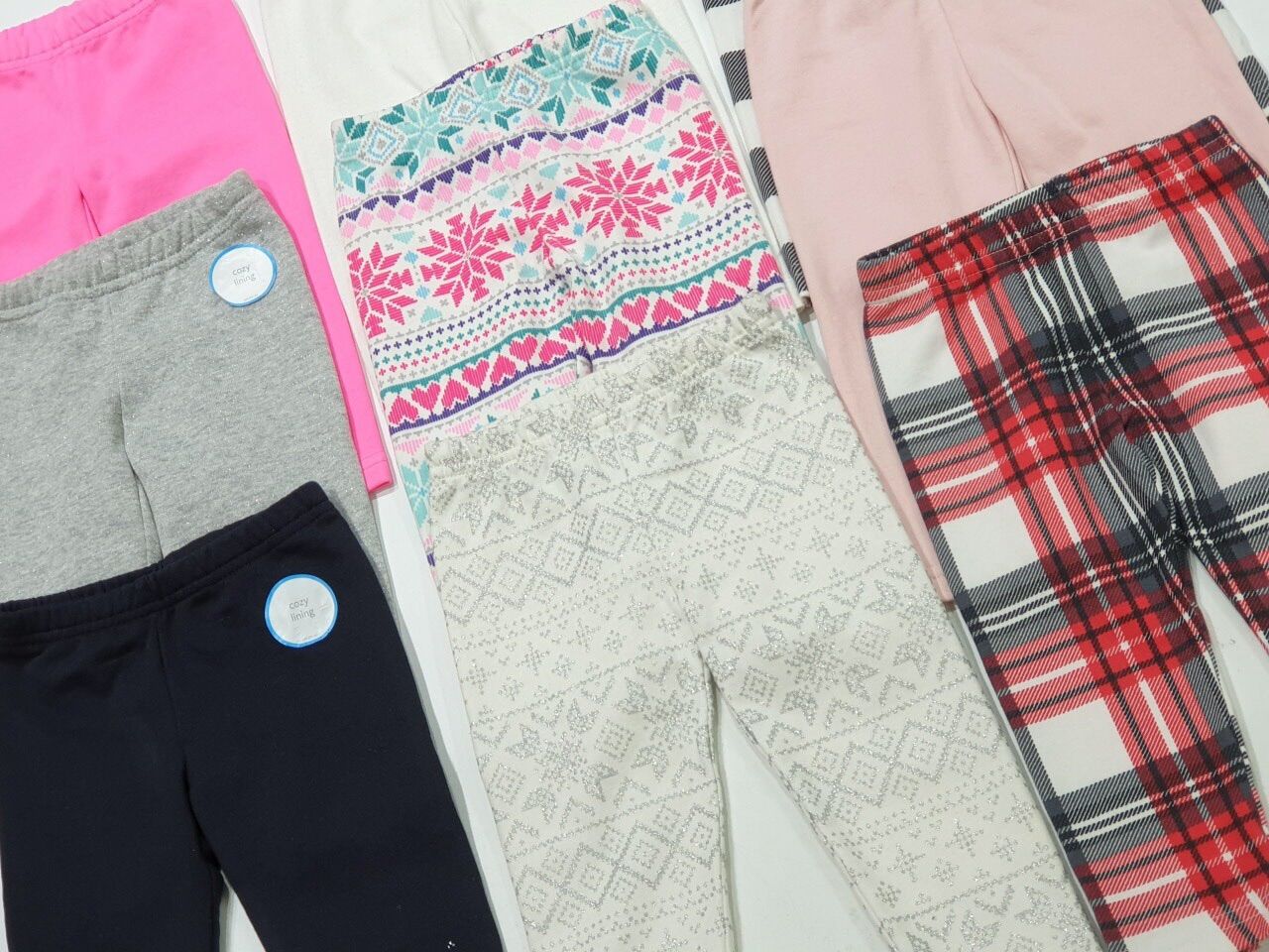 Quần legging nỉ bông bé gái