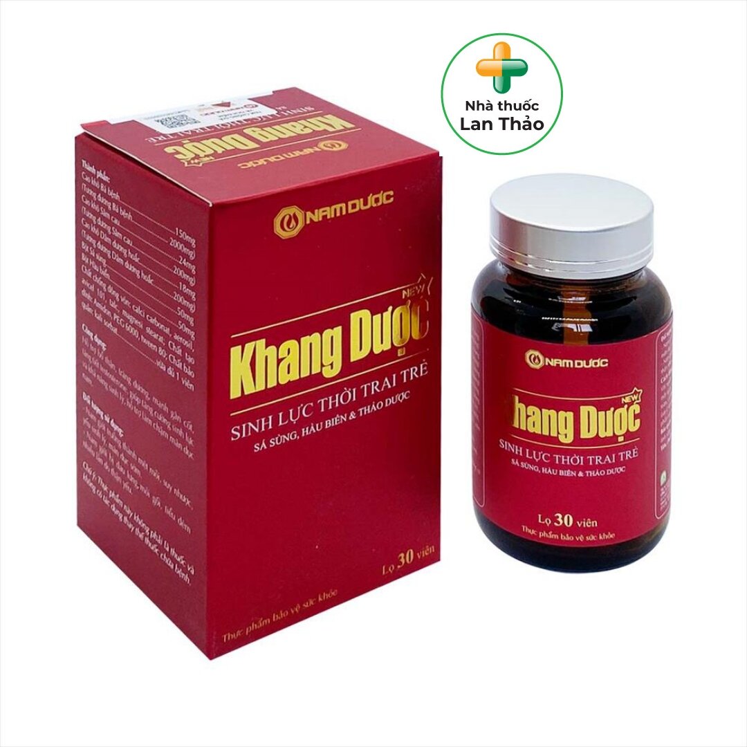 Khang dược lọ 30 viên hỗ trợ bổ thận tăng cường sinh lý nam
