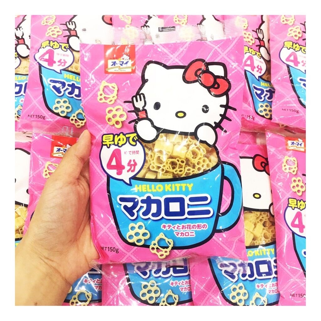 Mì Nui Hello Kitty Nhật, Mì Ăn Dặm Cho Bé gói 150g