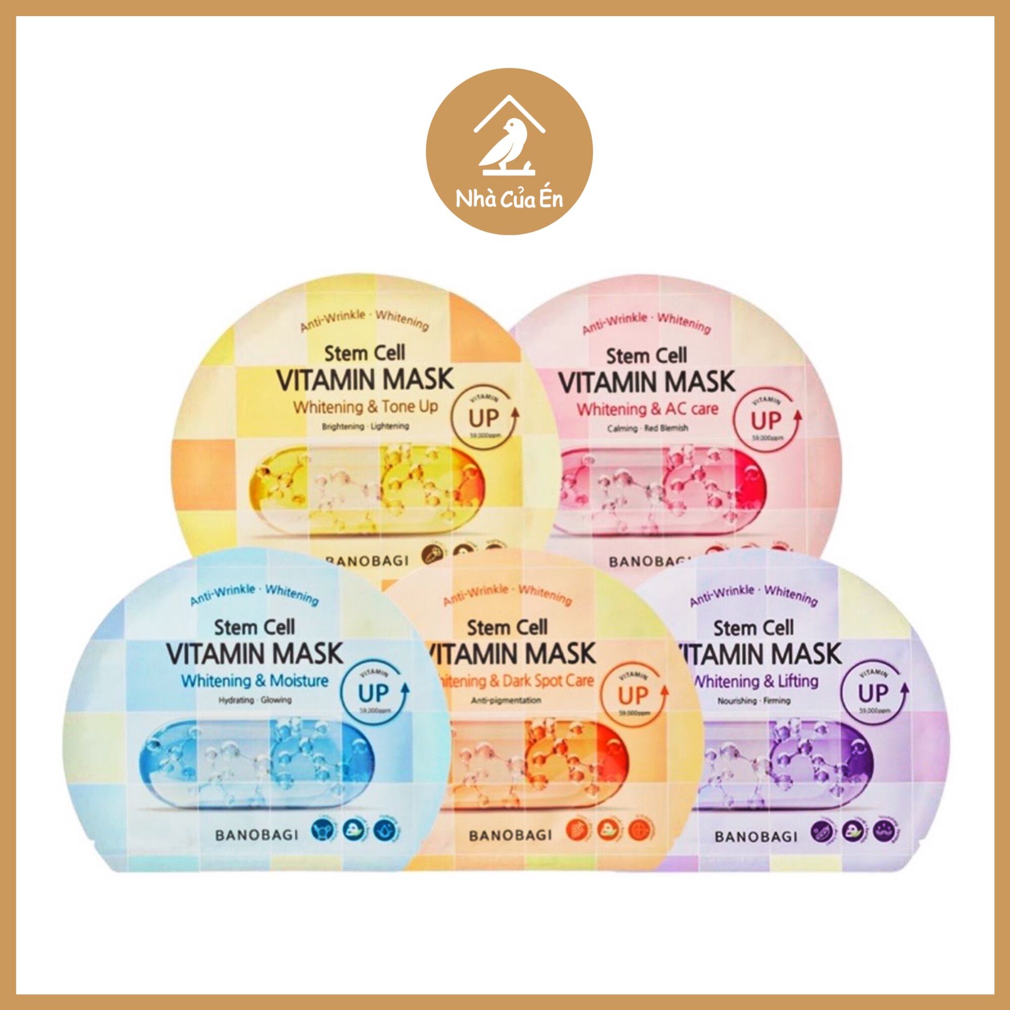 Mặt Nạ Giấy Banobagi Stem Cell Vitamin Mask 30ml