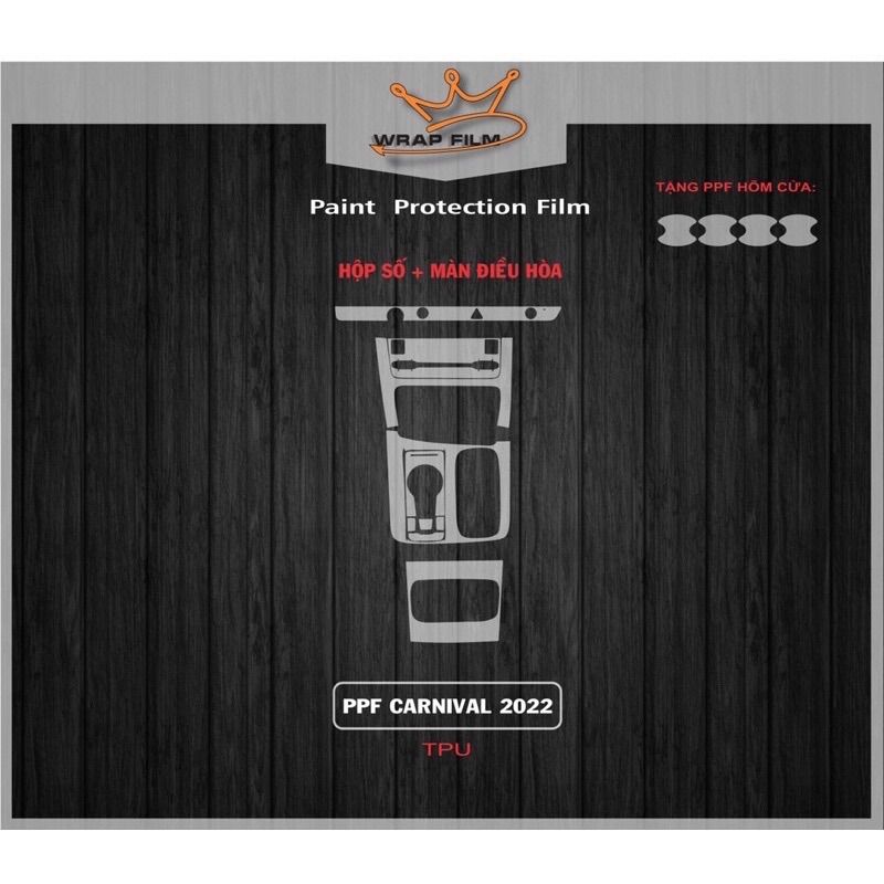Film dán PPF TPU nội thất CARNIVAL 2022