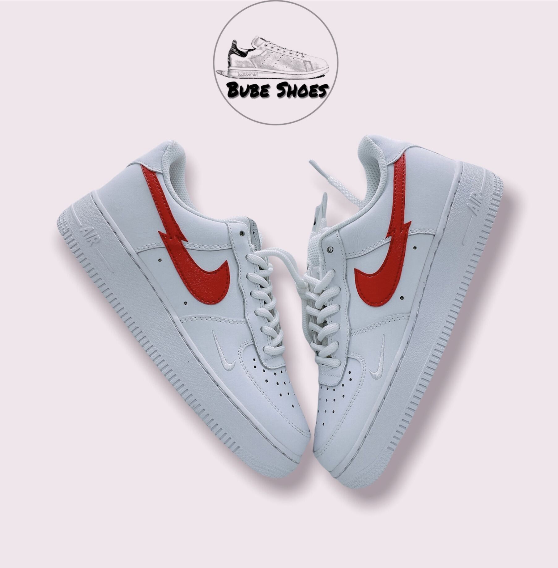 [SALE]Giày Nike Air Force 1 Red Euro Tour chính hãng