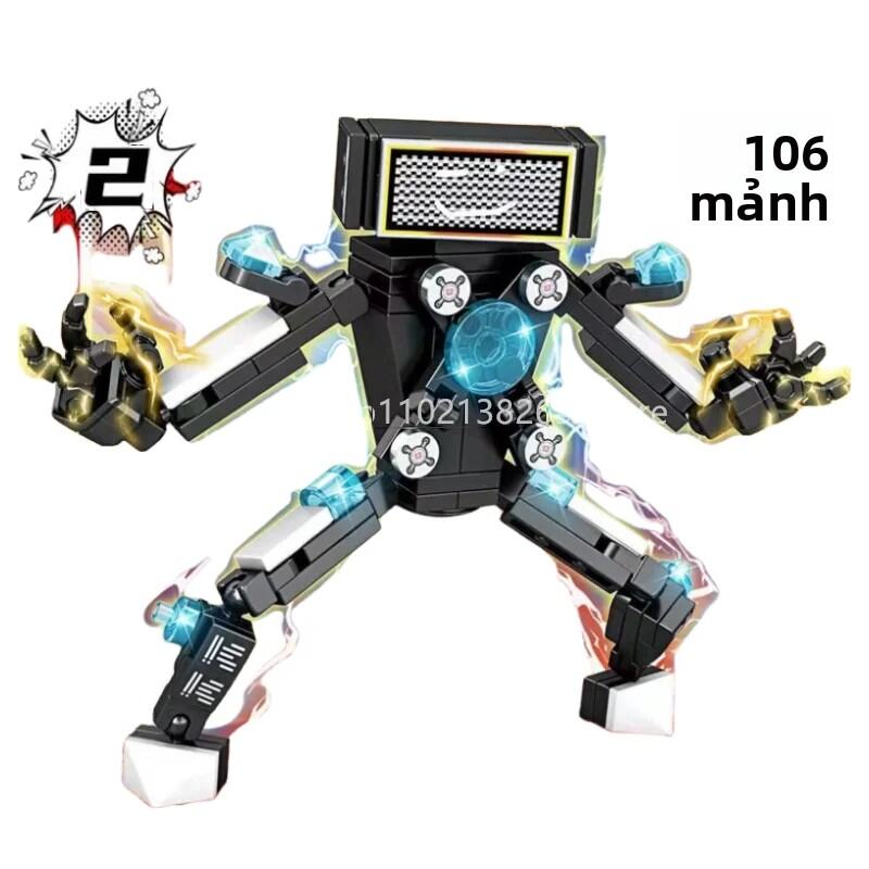 Bộ Đồ Chơi Lắp Ráp Skibidi Toilet Man Vs Monitor - Audio Man Titan Speaker Man Camera Man - Đồ Chơi 