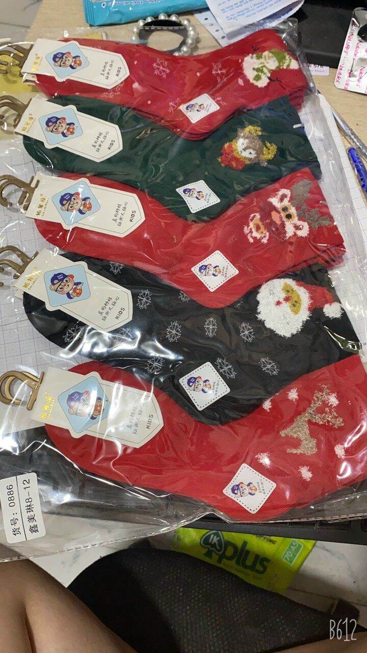 TẤT NOEL CỔ CAO TRẺ EM