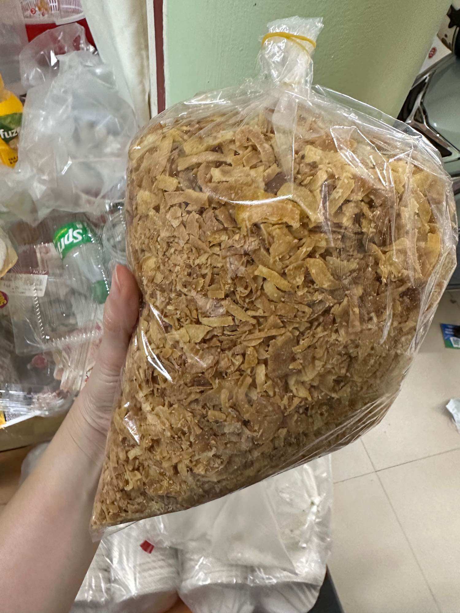 HCM 1kg Hành Phi dùng trộn bánh tráng