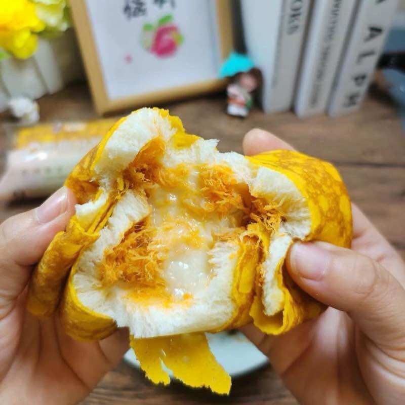 Bánh da trứng Cuộn chà bông Hằng Du Mục