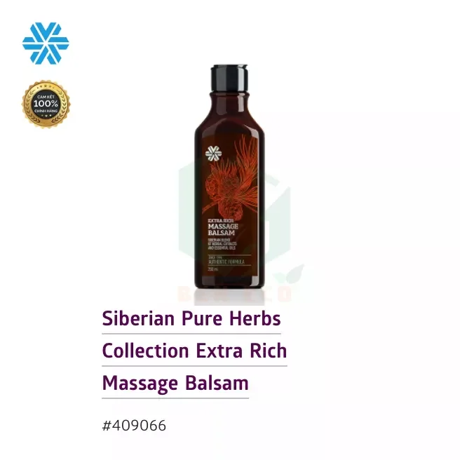 Dầu basam sản phẩm cho làn da Siberian Pure Herbs Collection Extra Rich Massage Balsam