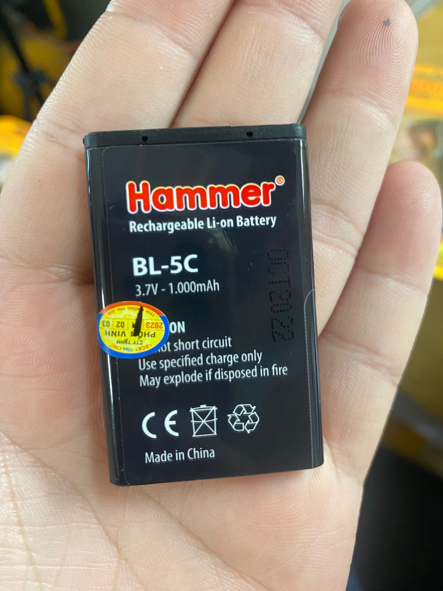 Pin Hammer dung lượng cao BL-5c