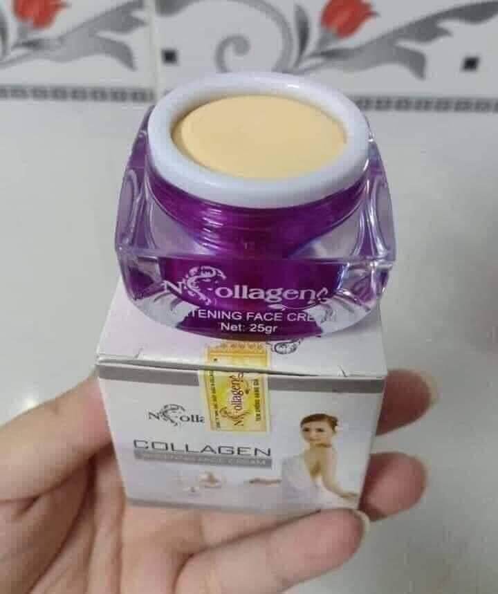 (CHÍNH HÃNG CTY)KEM FACE TÍM NCOLLAGEN TRẮNG DA NGỪA MỤN