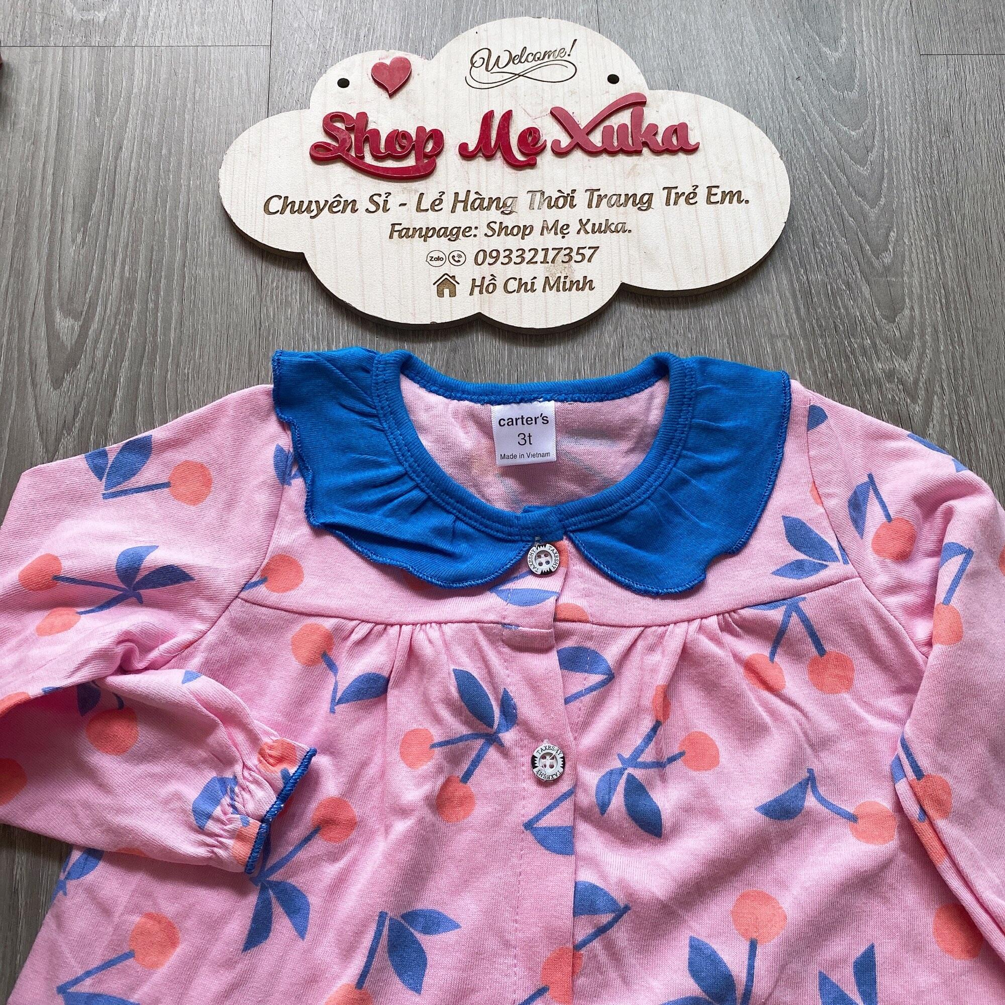 Đồ bộ Pyjama tay dài xuất khẩu bé gái