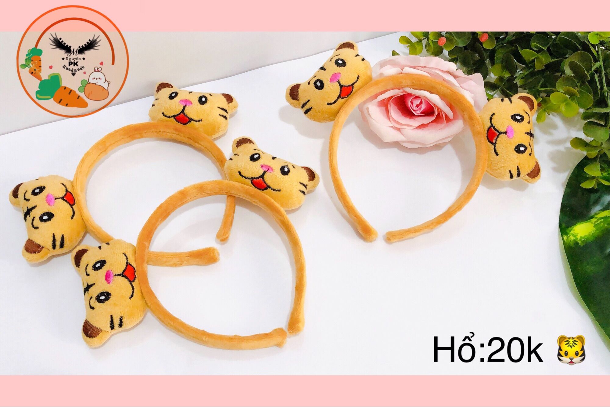 [HCM]Băng đô cài tóc hổ đáng yêu