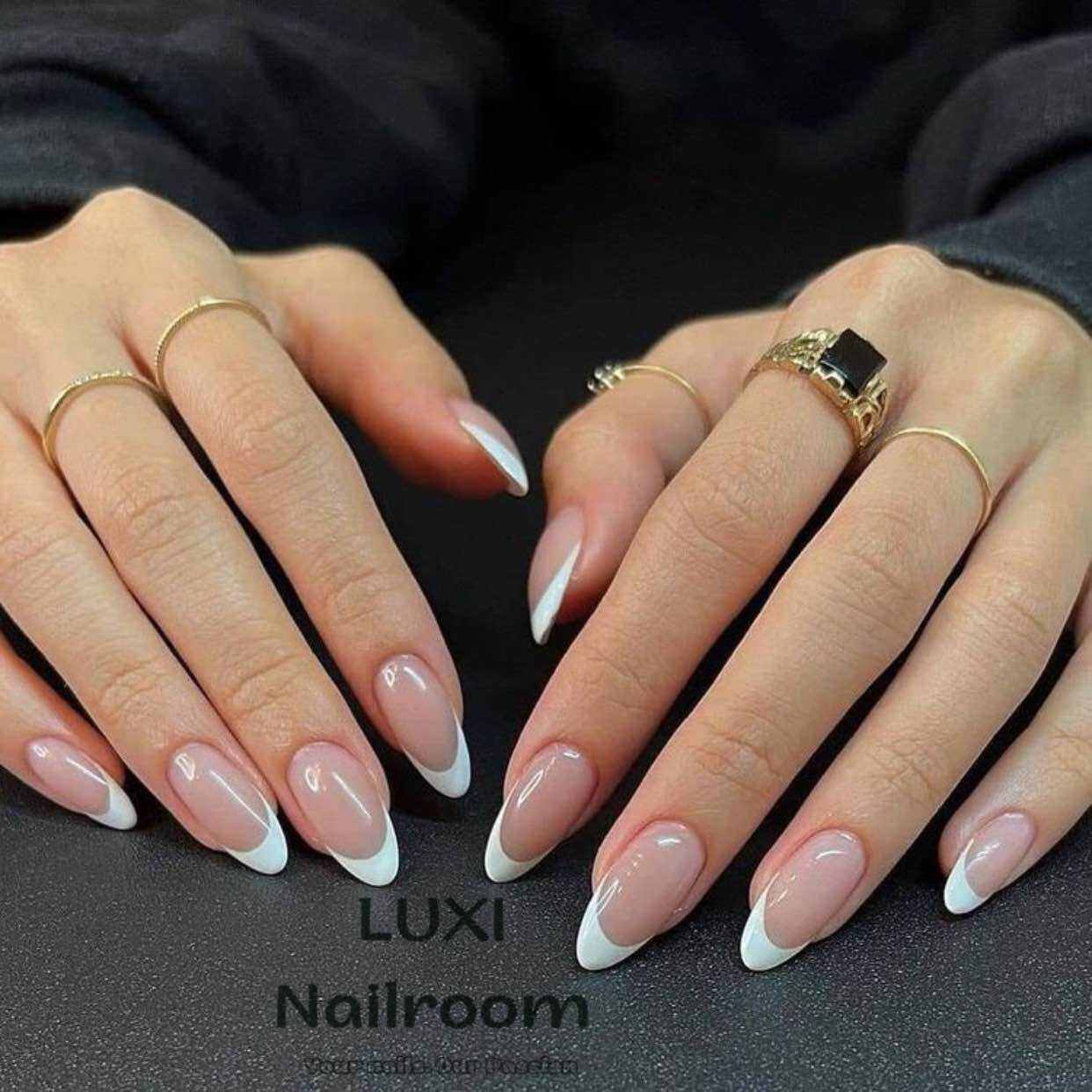 Nailbox - Móng Úp Thiết Kế Mẫu Thạch French Đầu Móng