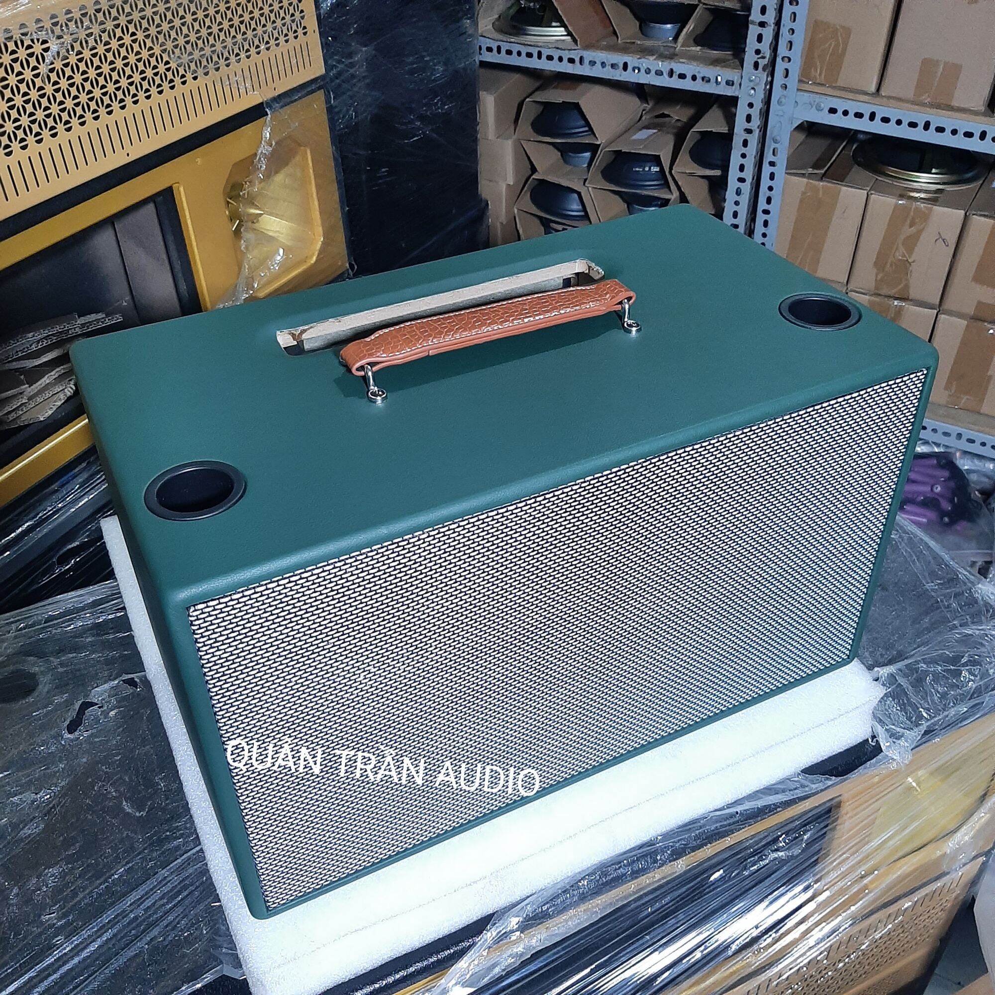 Vỏ Thùng Loa Kéo Bass 16 Đôi_Bọc Da