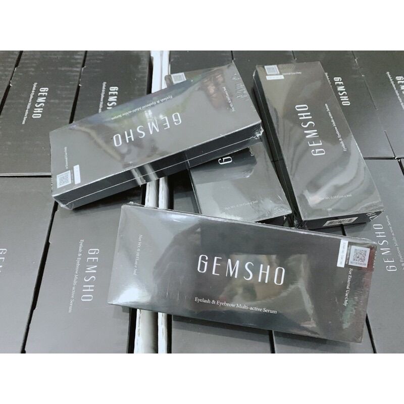 Serum Dưỡng Mi Kích Mọc Mi Siêu Dài Gemsho Eyelash