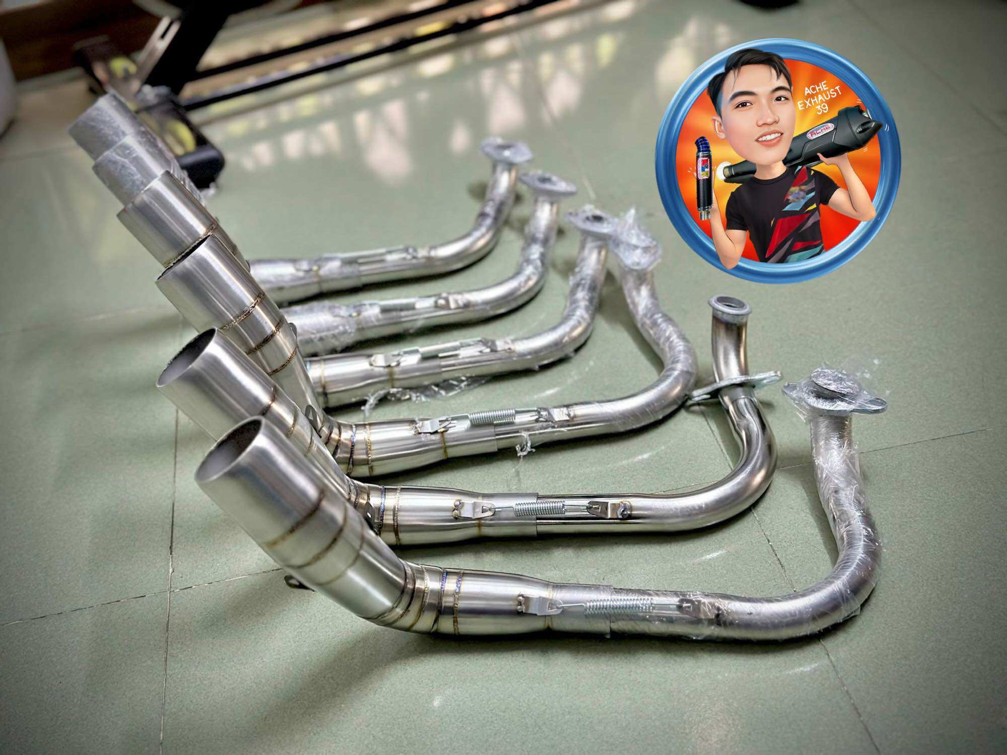 Cổ Tăng 2 Khúc Vario - Click 2 khúc Inox