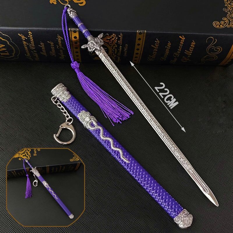 Mô hình tam độc xà kiếm 22cm.