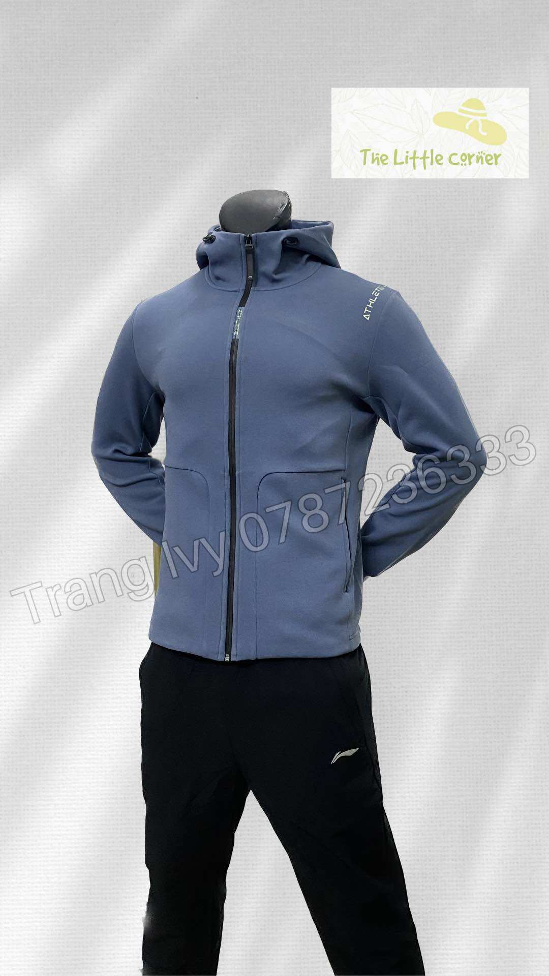 Áo khoác nỉ nam lining awds093