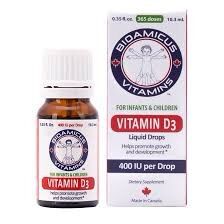 Vitamin D3 Bioamicus nhập khẩu chính hãng Canada