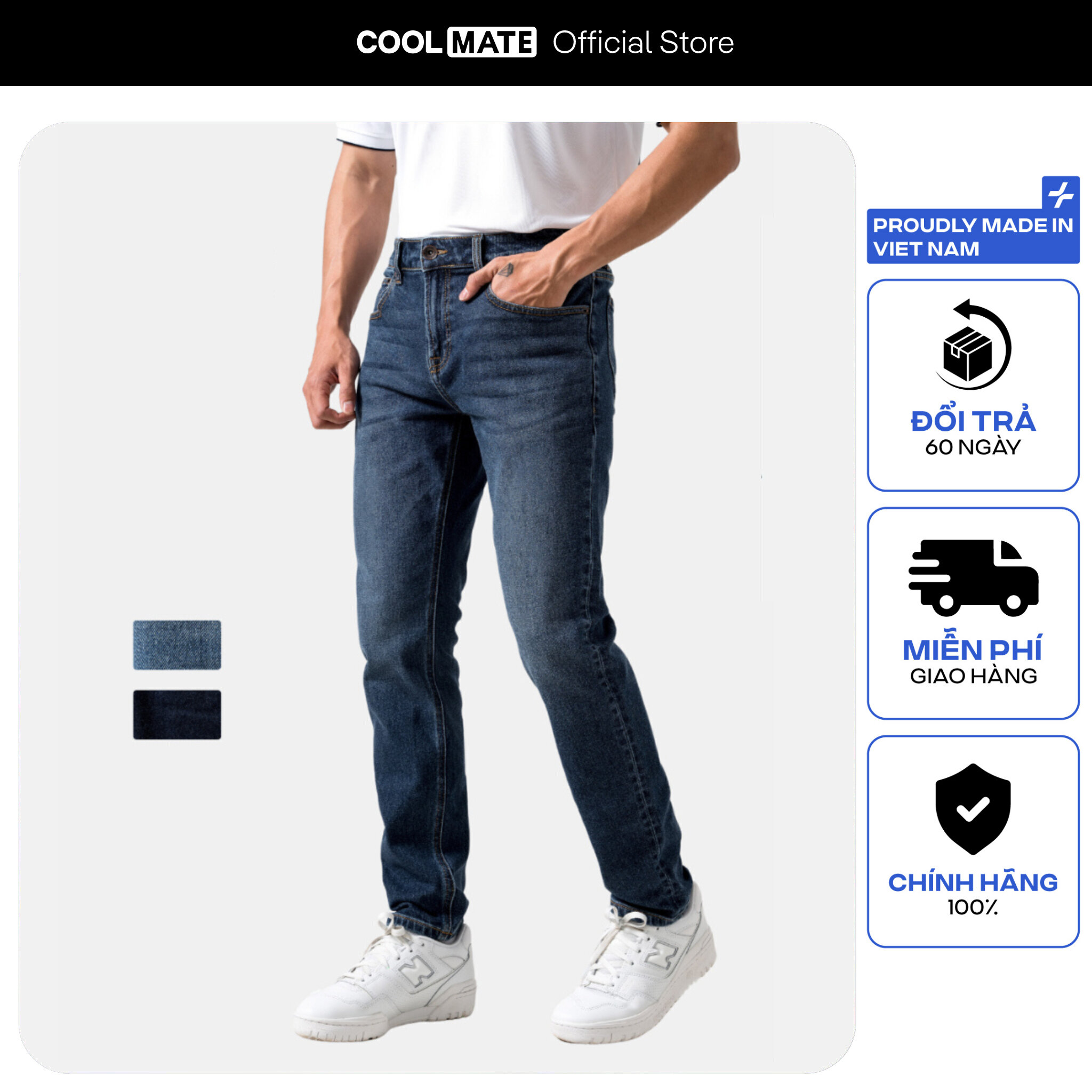 Coolmate x Copper Denim | Quần Jeans dáng Slim Fit - Coolmate