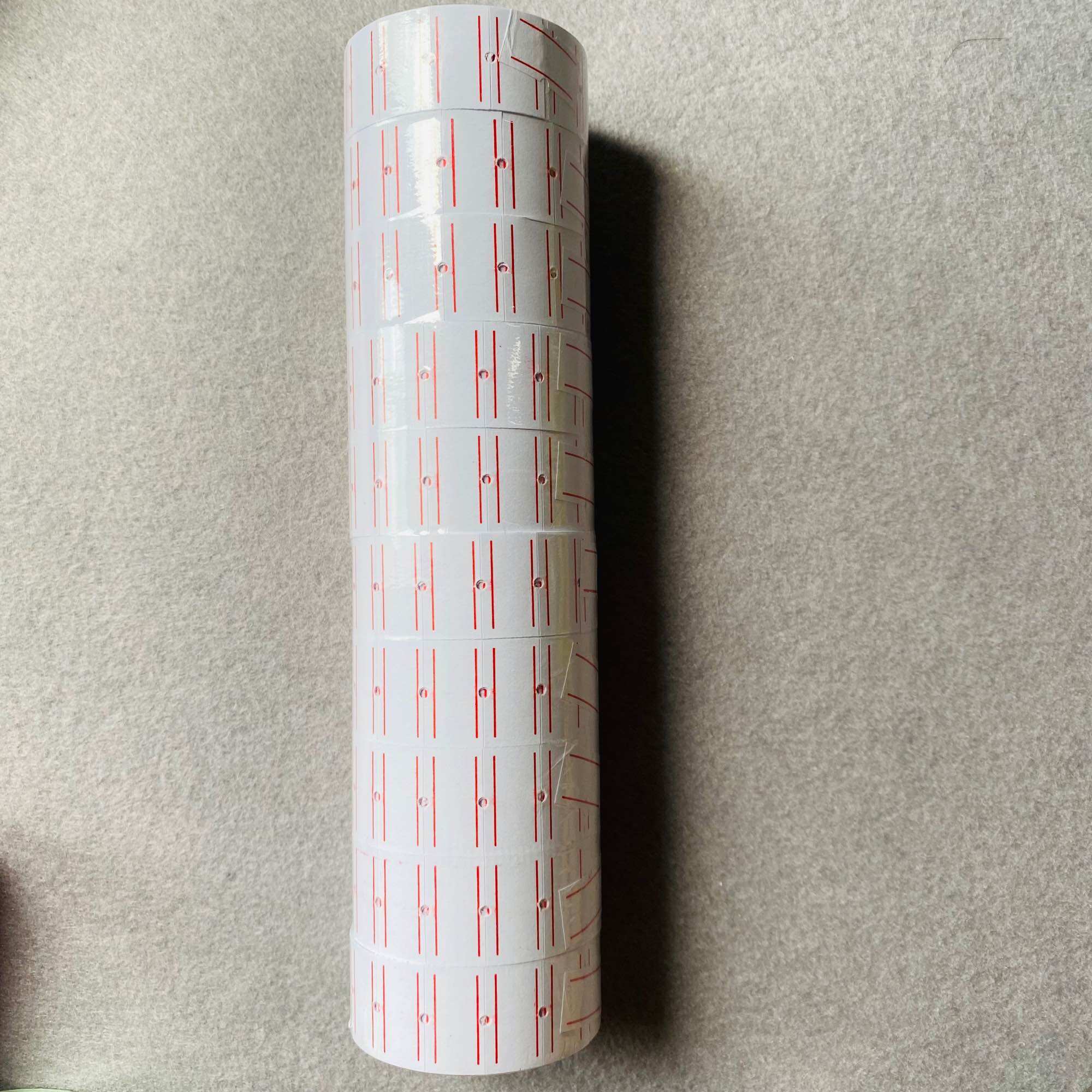Tree of 10 Rolls of Stickers with Price