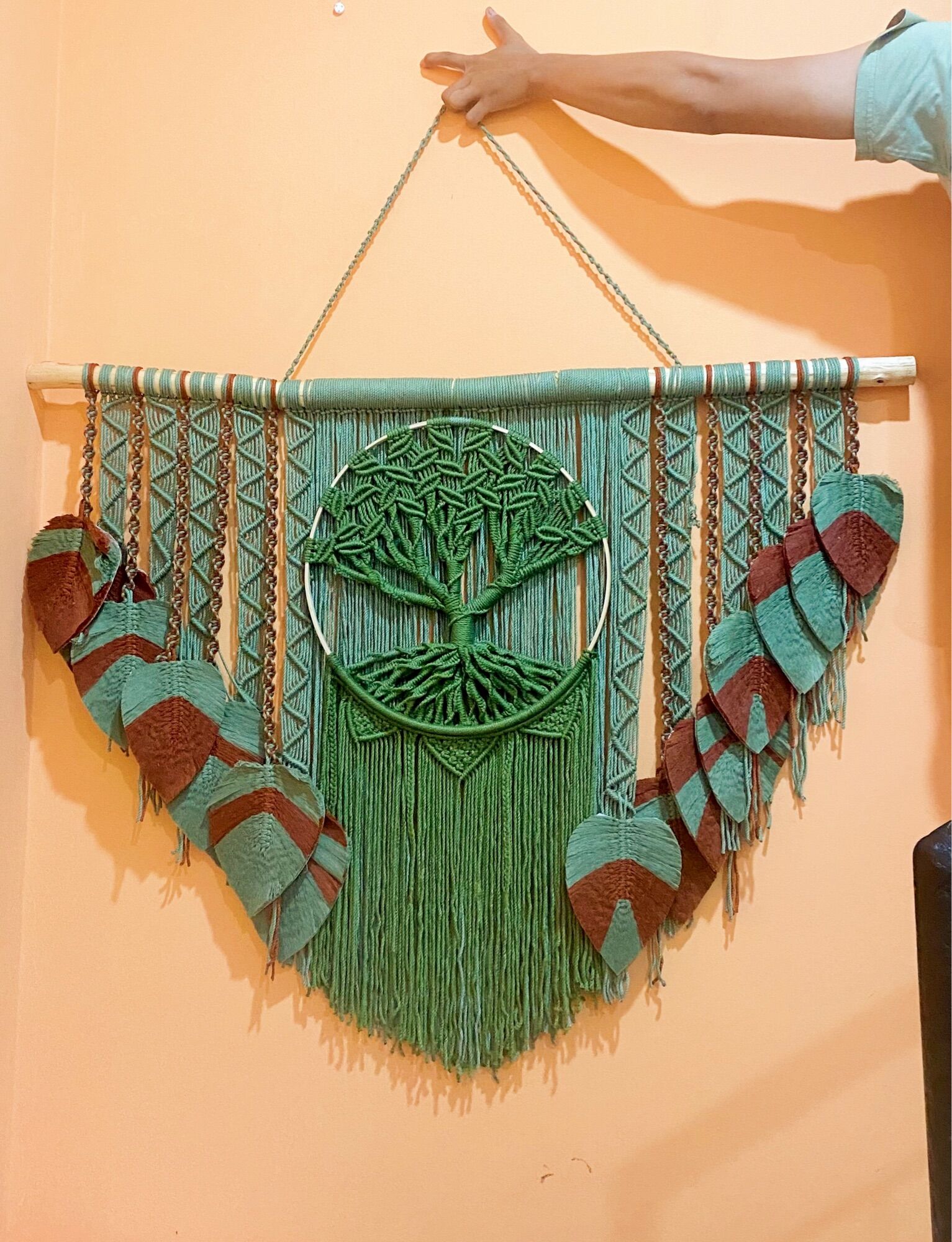 Dây Thừng macrame màu XANH OLIVE Size 3mm 5mm