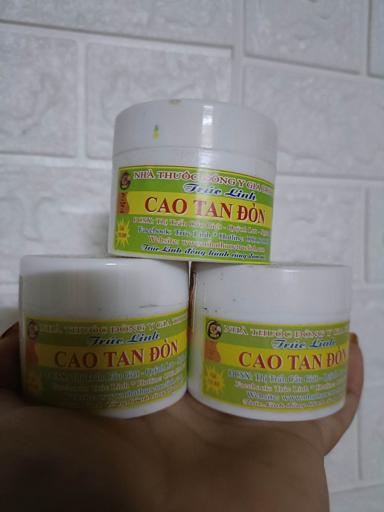 combo 3 lọ cao tan đòn trúc Linh 0816193888