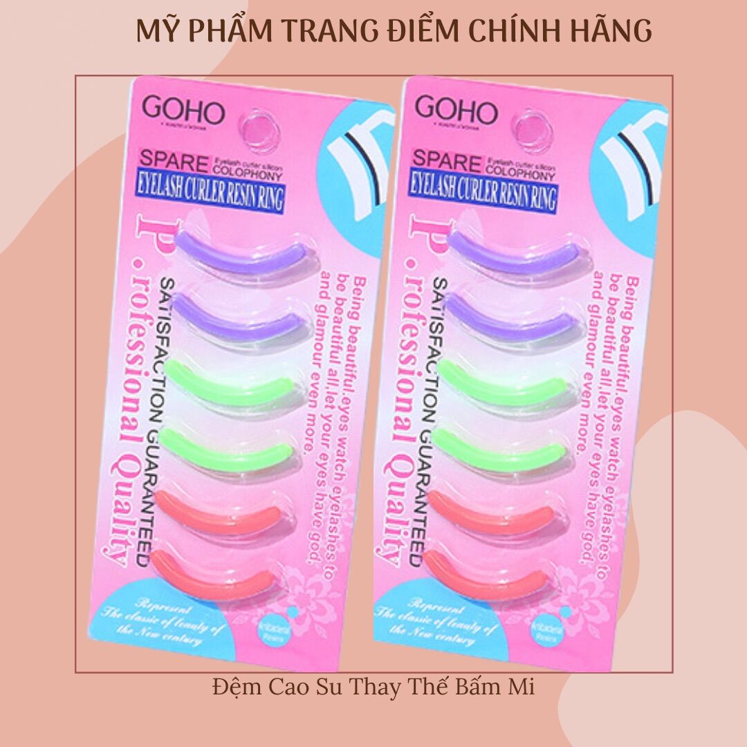 Set 6 Miếng Đệm Cao Su Thay Thế Dụng Cụ Bấm Mi Cao Cấp Eyelash Curler Pad