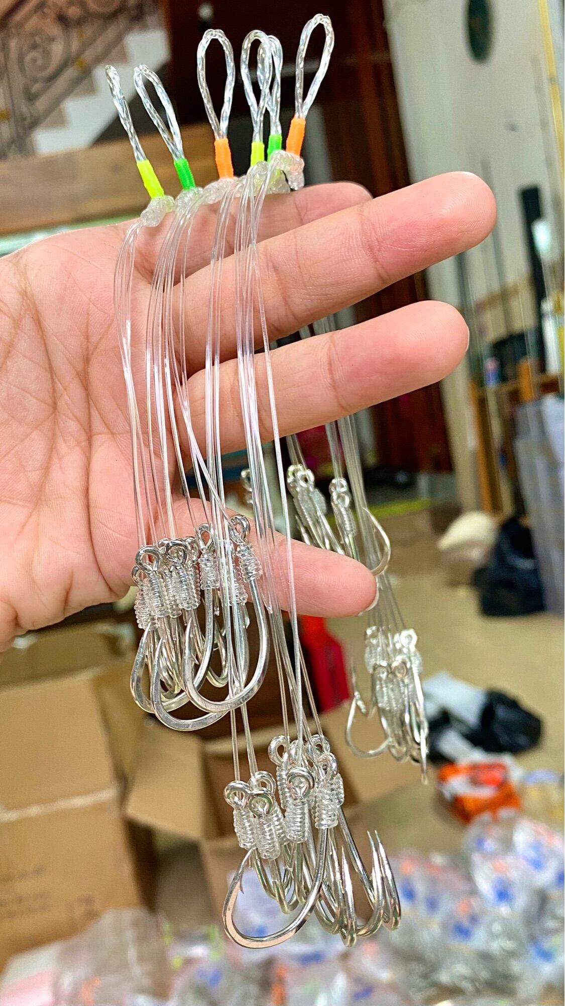 CHÙM NHO CÂU CÁ TRA LƯỠI BẠC KAWA SILVER