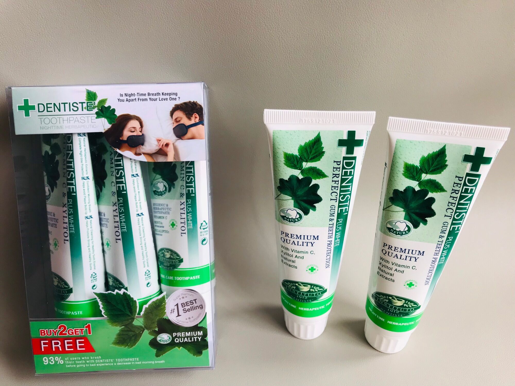 Kem đánh răng Thảo dược Dentiste’ Plus White