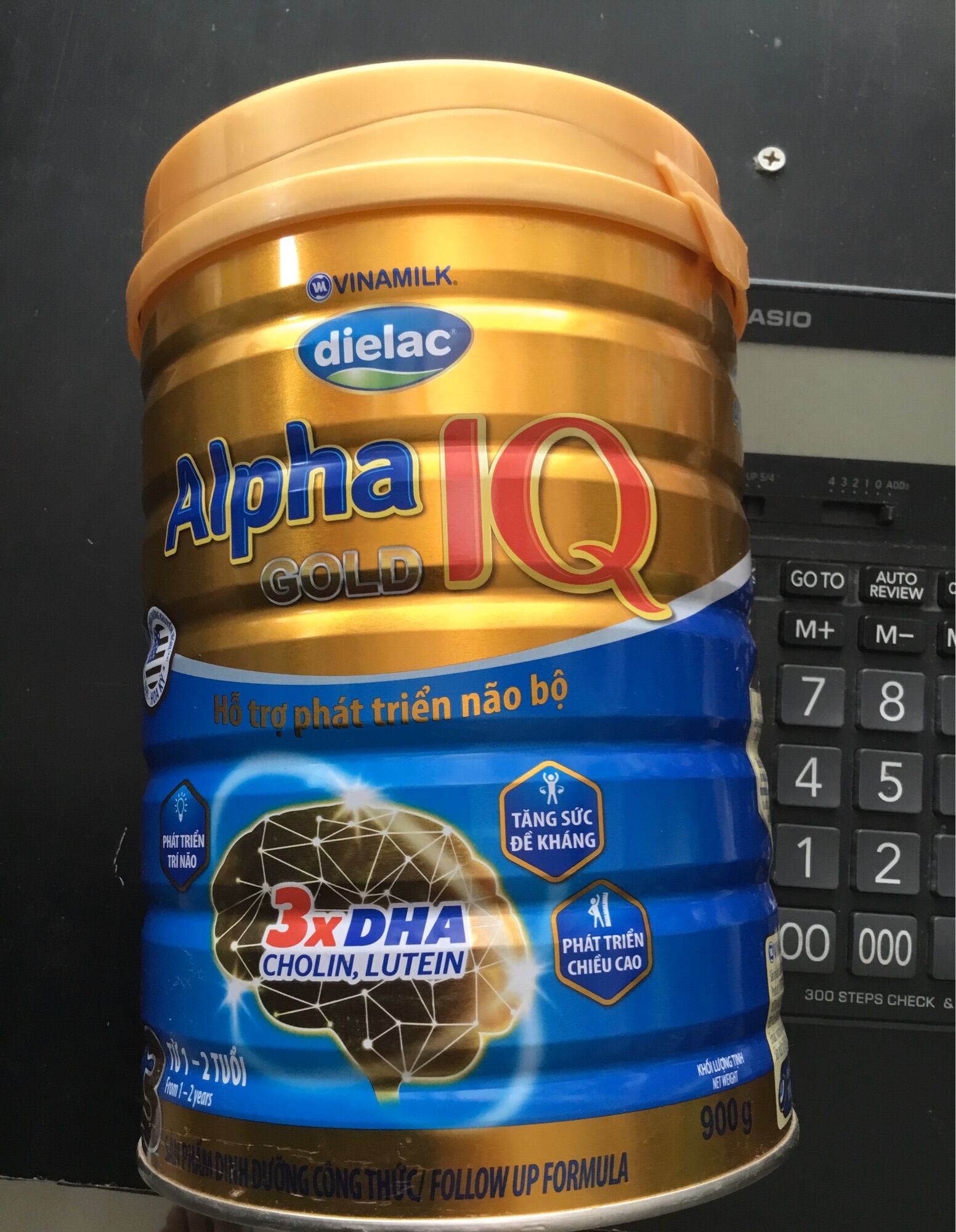 Sữa bột Dielac Alpha IQ Gold 3 900g - Date 04 2023