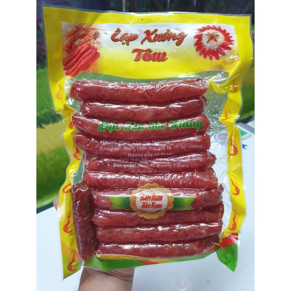 1Kg Lạp Xưởng Tôm Siêu Ngon