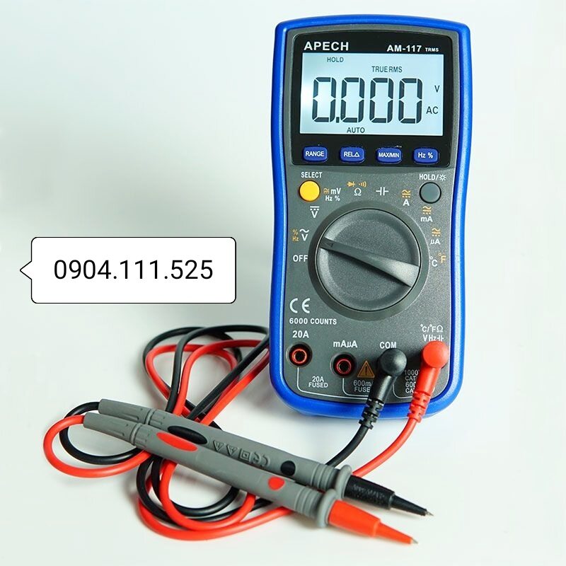 [HCM]Đồng hồ vạn năng APECH AM-117 (TrueRMS)