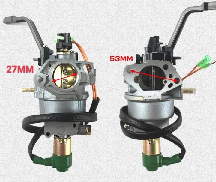 chế hoà khí/bình xăng con/ ca xăng/ đùm xăng máy đèn máy phát điện 5kw 8kw honda gx390 gx420 gx460 13hp 18hp 188f 190f 192f