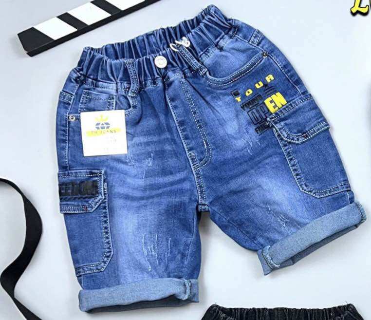 Quần short jean cho bé trai