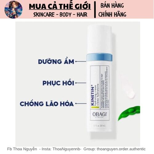 Kem dưỡng phục hồi da Kinetin Cream