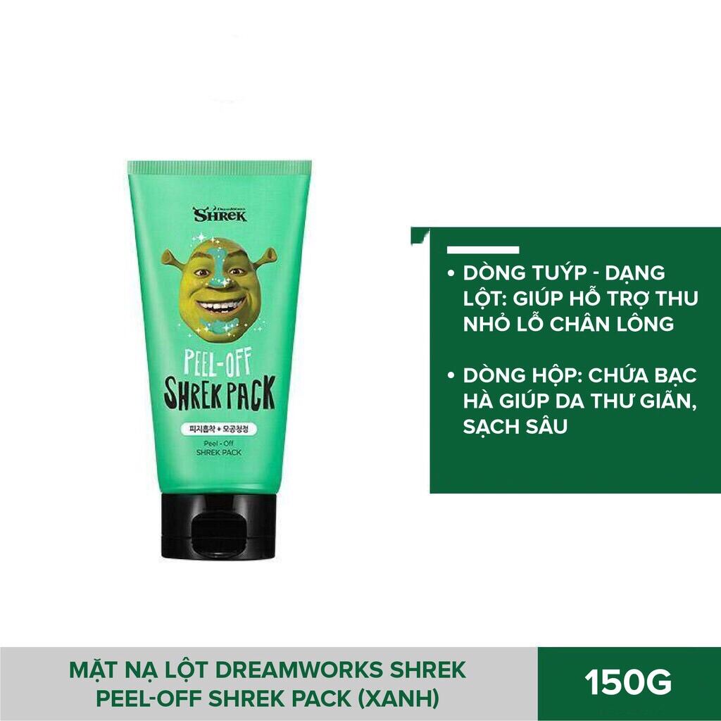 Mặt Nạ OLIVEYOUNG Dreamworks Shrek PEEL-OFF Shrek Pack.( tuýt 150 gr ) giá rẻ