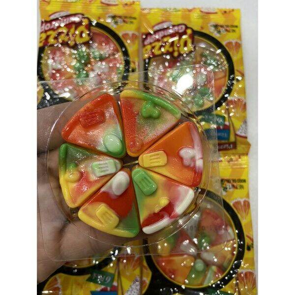 5 bọc 🍬 kẹo dẻo pizza cho bé siêu -ngon