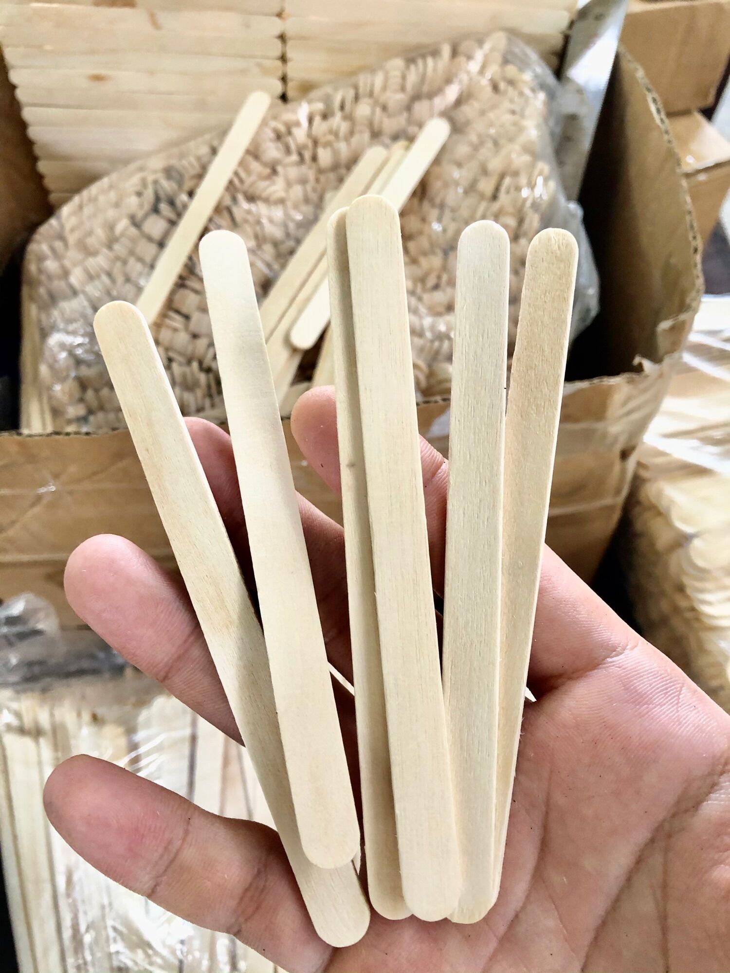 100 que kem gỗ 12x1cm