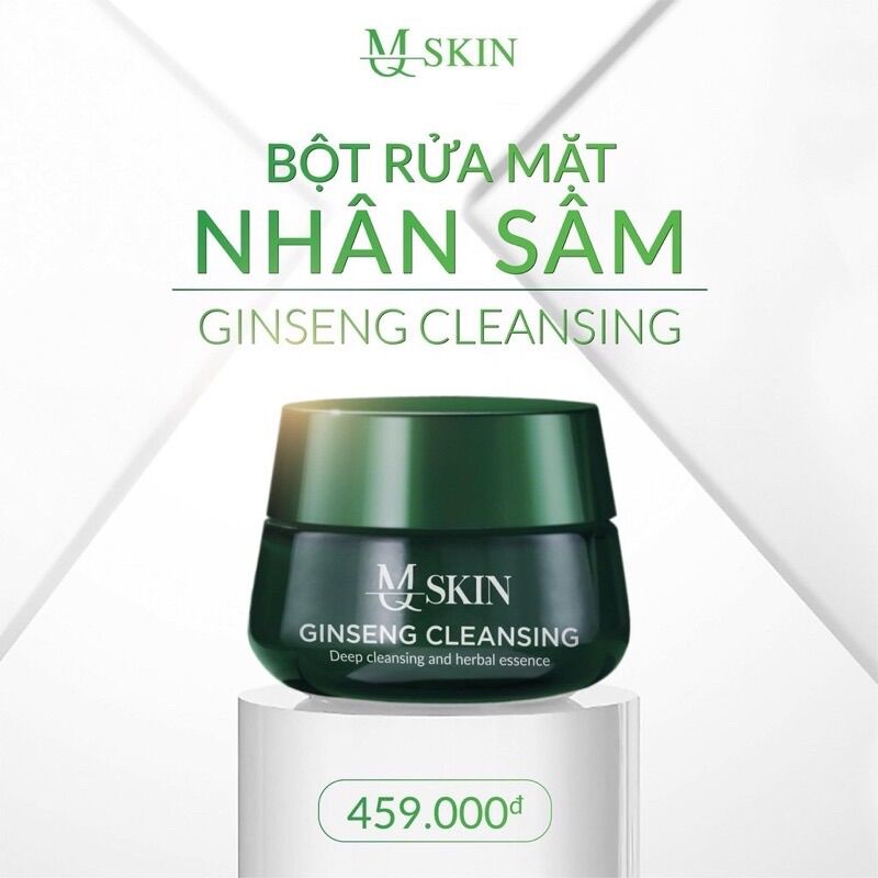 Bột rửa mặt mq skin nhân sâm mẫu mới chính hãng
