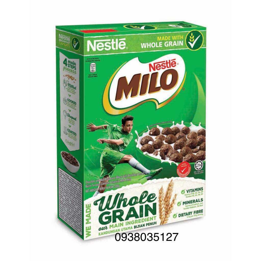 Ngũ cốc ăn sáng Nestle Milo - hộp 300g - date mới - HÀNG SẴN GIAO NGAY