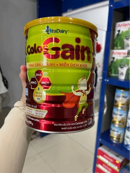 Sữa bột Colos Gain tăng cân 800gr (1-10 tuổi)